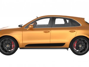 porsche macan turbo Modèle 3D