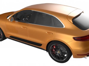 porsche macan turbo Modèle 3D