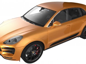 porsche macan turbo Modèle 3D