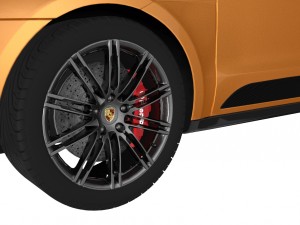 porsche macan turbo Modèle 3D