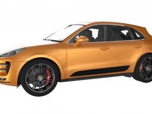 porsche macan turbo Modèle 3D