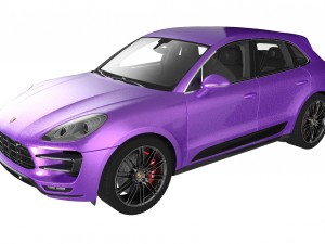 porsche macan turbo Modèle 3D