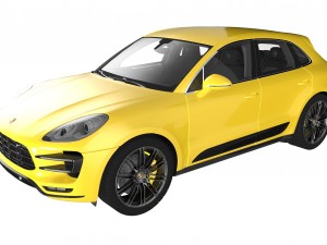porsche macan turbo Modèle 3D