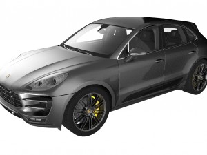 porsche macan turbo Modèle 3D