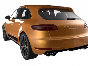 porsche macan turbo Modèle 3D
