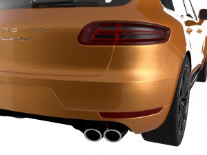 porsche macan turbo Modèle 3D