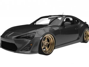 toyota gt86 bagged 3D Model