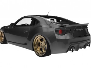 toyota gt86 bagged Modelo 3D