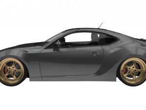 toyota gt86 bagged Modelo 3D