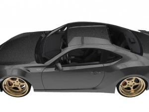 toyota gt86 bagged 3D Model