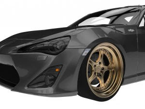 toyota gt86 bagged 3D Model