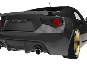 toyota gt86 bagged 3D Model