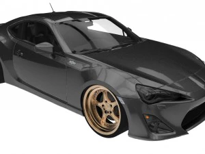 toyota gt86 bagged 3D Model
