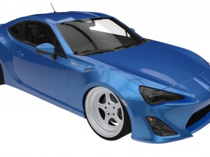 toyota gt86 bagged Modelo 3D