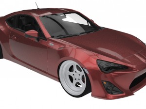 toyota gt86 bagged Modelo 3D
