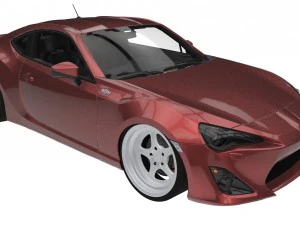 toyota gt86 bagged 3D Model