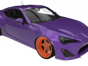toyota gt86 bagged 3D Model
