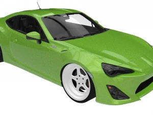 toyota gt86 bagged 3D Model