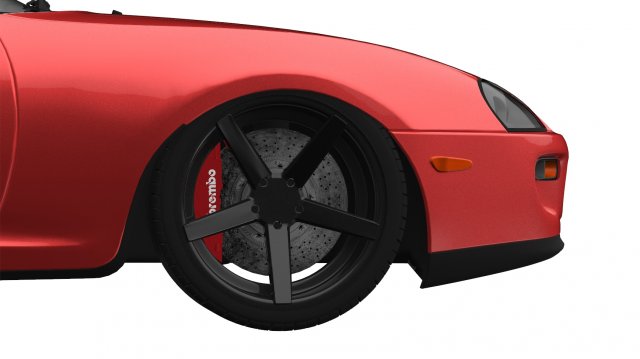 toyota supra mk4 3D Model in Sport Cars 3DExport