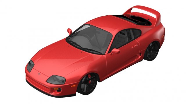 STL file Toyota SUPRA MK4 3D Model 🚗・Model to download and 3D print・Cults