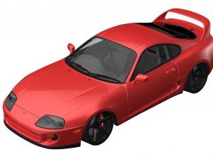 toyota supra mk4 Modelo 3D