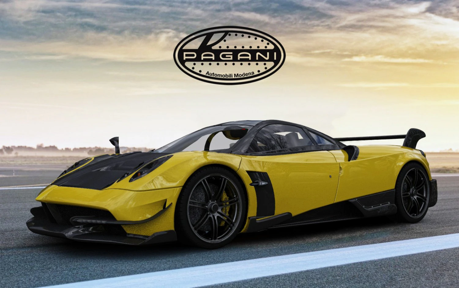 pagani huayra bc 3D Model .c4d .max .obj .3ds .fbx .stl .blend 