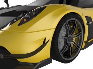 pagani huayra bc 3D मॉडल