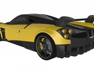 pagani huayra bc 3D Model