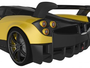 pagani huayra bc 3D मॉडल
