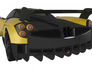 pagani huayra bc 3D मॉडल