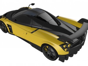 pagani huayra bc 3D मॉडल