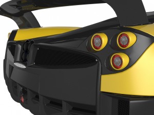 pagani huayra bc 3D मॉडल