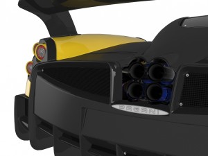 pagani huayra bc 3D मॉडल
