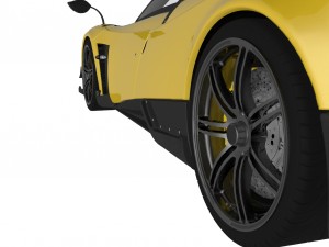 pagani huayra bc 3D मॉडल