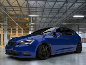 seat leon mk3 bagged Modelo 3D