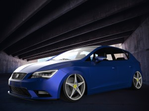 seat leon mk3 bagged Modelo 3D
