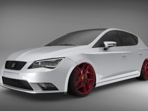 seat leon mk3 bagged Modelo 3D
