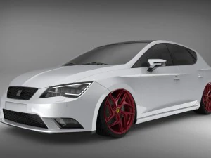 seat leon mk3 bagged 3D Model