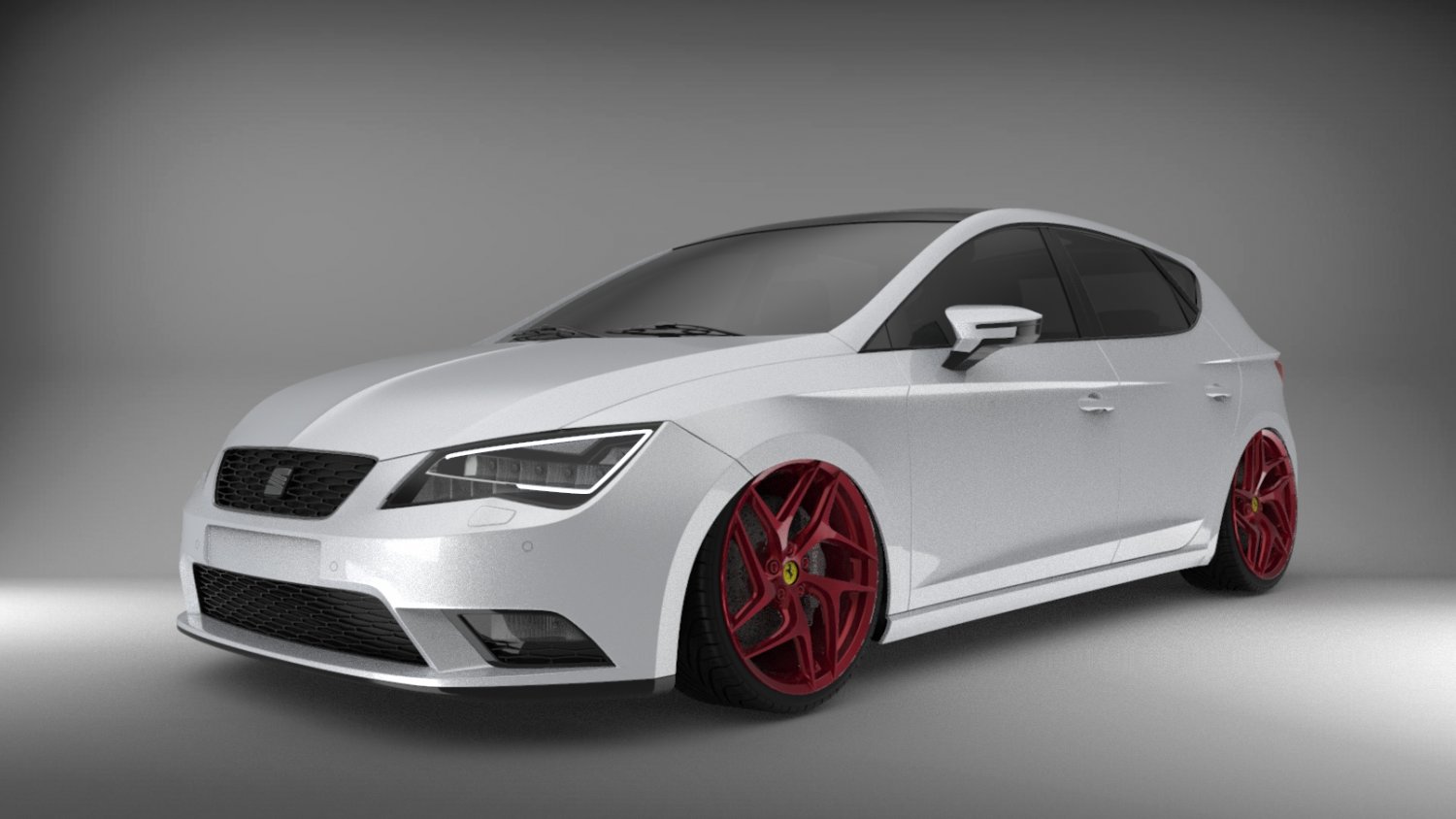 seat leon mk3 bagged Modelo 3D in Coches Deportivos 3DExport