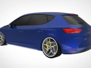 seat leon mk3 bagged 3D Model