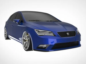 seat leon mk3 bagged 3D Model