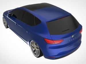 seat leon mk3 bagged Modelo 3D