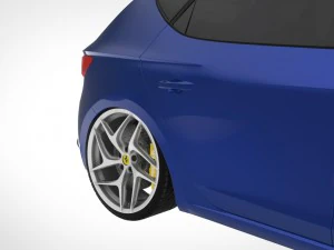 seat leon mk3 bagged 3D Model
