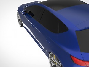 seat leon mk3 bagged Modelo 3D