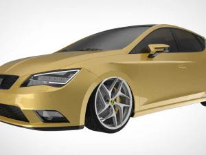 seat leon mk3 bagged 3D Model