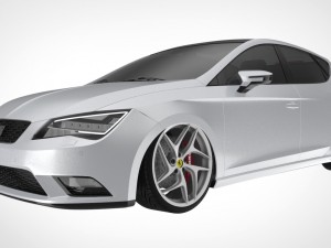seat leon mk3 bagged Modelo 3D