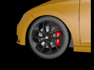 seat leon mk3 bagged 3D Model