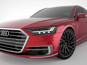 2018 audi a8 d5 3D Model