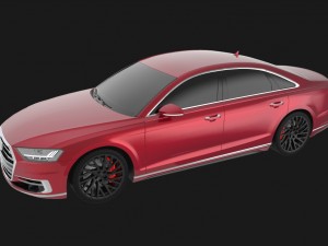 2018 audi a8 d5 Modèle 3D