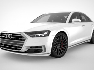 2018 audi a8 d5 Modèle 3D